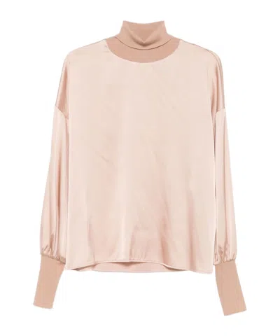 D EXTERIOR TURTLENECK BLOUSE