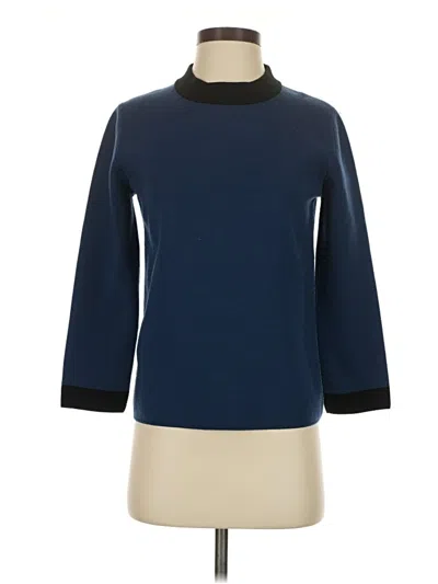 Pre-owned D Exterior Turtleneck Sweater In Blue