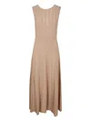 D Exterior D. Exterior Crystals Long Dress By D. Exterior In Neutral