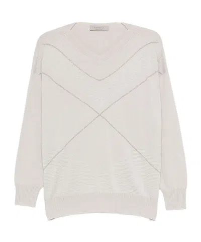 D EXTERIOR V-NECK EMBELLISHED KNITWEAR