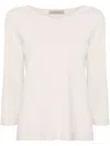 D Exterior V-neck Compact-knit Jumper In Neutral