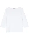 D Exterior D. Exterior V Neck Sweater In White