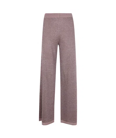 D Exterior Elasticated-waistband Trousers In Brown