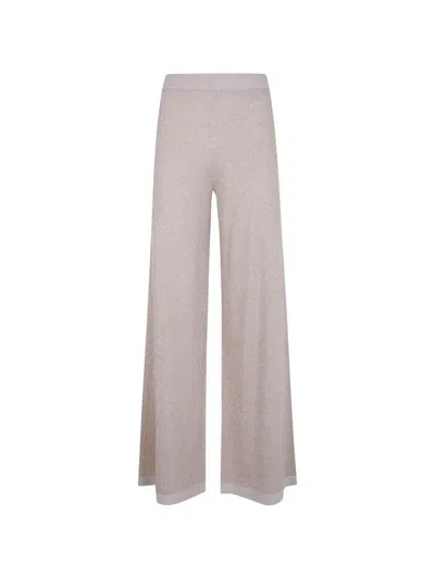 D Exterior D. Exterior Vanise` Lux Trousers In Neutral