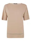D-exterior D. Exterior Viscose Short Sleeves T-shirt By D. Exterior