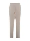 D Exterior Viscose Trousers Herringbone Pattern In Multi