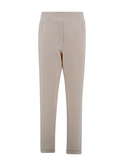 D Exterior Viscose Trousers Herringbone Pattern In Multi