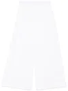 D Exterior Pantaloni Bianchi Con Elastico In Vita In Bianco