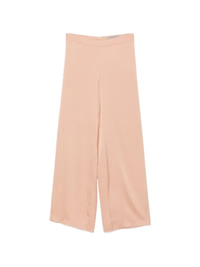 D Exterior Wide-leg Trousers In Pink