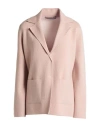 D Exterior D. Exterior Woman Blazer Blush Size L Merino Wool, Synthetic Fibers, Cashmere, Silk, Elastane In Pink