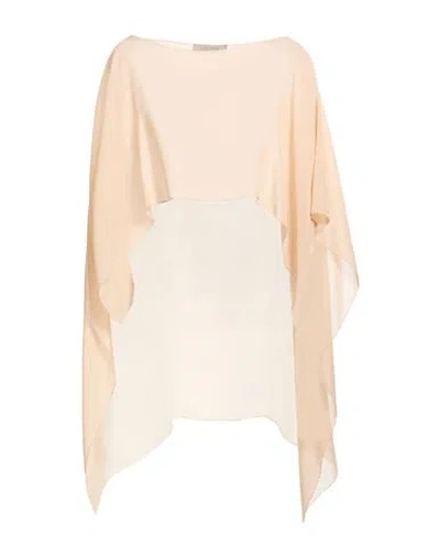 D Exterior D. Exterior Woman Cape Blush Size 2 Silk In Pink