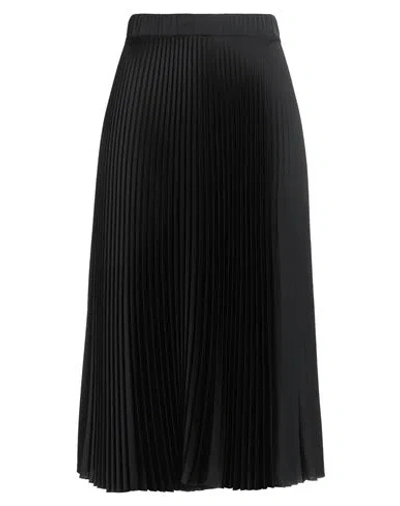D Exterior D. Exterior Woman Midi Skirt Black Size 8 Polyester, Elastane