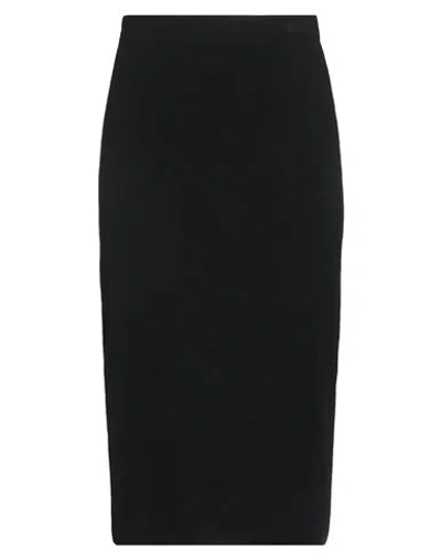 D Exterior D. Exterior Woman Midi Skirt Black Size L Wool, Polyester