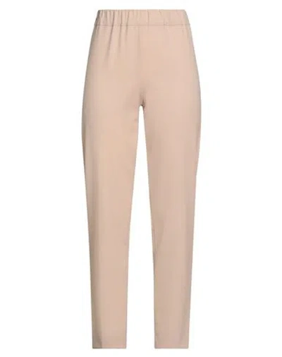 D Exterior D. Exterior Woman Pants Beige Size 8 Merino Wool, Elastane In Pink