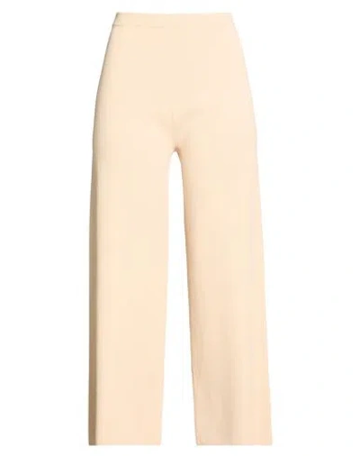 D Exterior D. Exterior Woman Pants Beige Size S Viscose, Polyamide In Nude