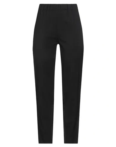 D Exterior D. Exterior Woman Pants Black Size 4 Merino Wool, Elastane