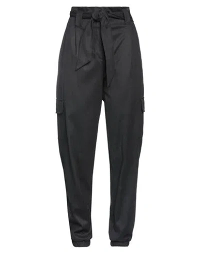 D-exterior D. Exterior Woman Pants Black Size 8 Polyester, Elastane