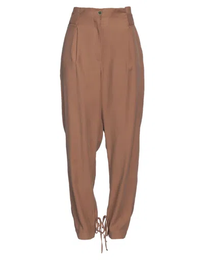 D-exterior Pants In Brown