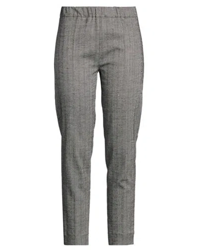 D Exterior D. Exterior Woman Pants Grey Size 10 Viscose, Wool, Polyester, Elastane In Gray