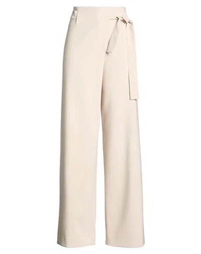 D Exterior D. Exterior Woman Pants Light Grey Size 6 Polyester, Elastane
