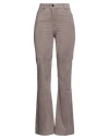 D Exterior D. Exterior Woman Pants Taupe Size 6 Polyester, Elastane In Multi