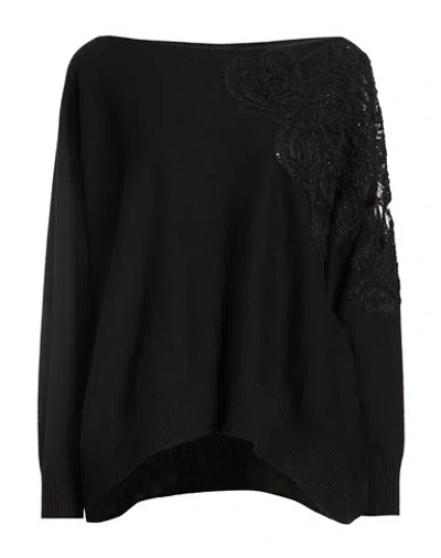 D Exterior D. Exterior Woman Sweater Black Size M Cashmere, Viscose, Wool, Polyamide