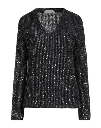 D Exterior D. Exterior Woman Sweater Black Size Xl Polyamide, Polyester, Merino Wool, Alpaca Wool