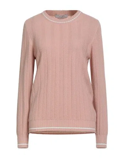 D Exterior D. Exterior Woman Sweater Blush Size L Viscose, Cashmere, Wool, Polyamide In Pink