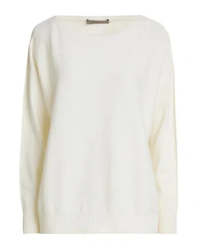 D Exterior D. Exterior Woman Sweater Ivory Size M Wool, Cashmere In White