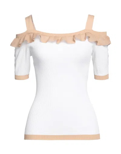 D-exterior Sweaters In White