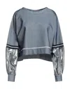 D-exterior Sweatshirts In Blue