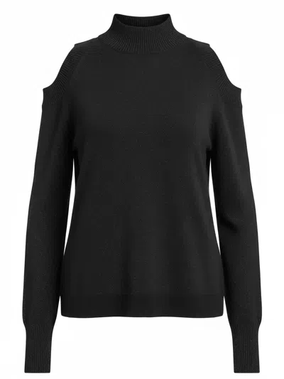 D Exterior Woman T-shirts D.exterior - Vanise' Lux Lupetto Nude Shoulders - Black