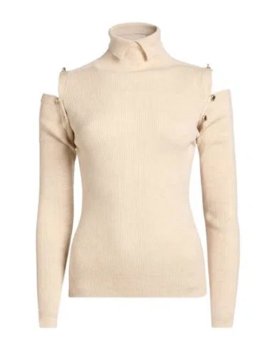 D Exterior D. Exterior Woman Turtleneck Beige Size Xs Wool In Neutral
