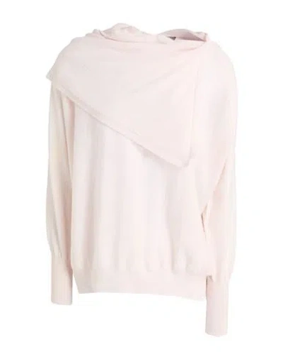 D Exterior D. Exterior Woman Turtleneck Light Pink Size 2 Wool