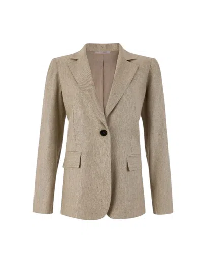 D Exterior Women's Jackets D.exterior - M-flanel Crystals Jacket Monop - N.d. In Gray