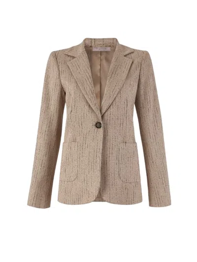 D Exterior Women's Jackets D.exterior - M-gested Soft Jacket - White