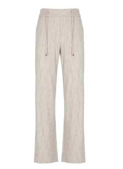 D EXTERIOR WOOL BLEND PANTS