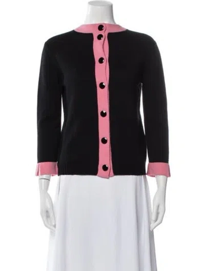 Pre-owned D Exterior Wool Crew Neck Sweater In Black
