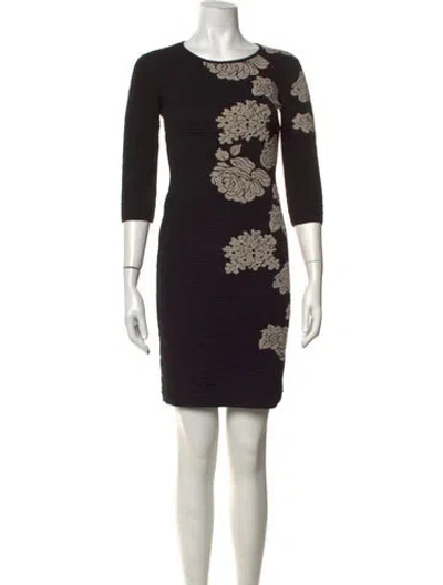 Pre-owned D Exterior Wool Knee-length Dress In Black