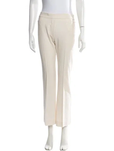 Pre-owned D Exterior Wool Straight Leg Pants In Neutrals