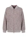 D Exterior D. Exterior Crystal Plot Bomber Jacket In Gray