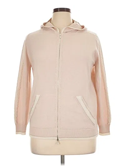 Pre-owned D Exterior Zip Up Hoodie In Pink