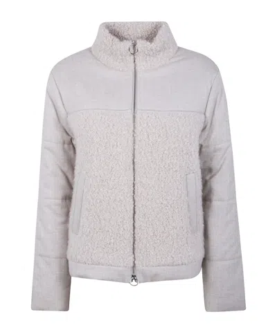 D Exterior Zippered Long-sleeved Casual Jacket In Gray