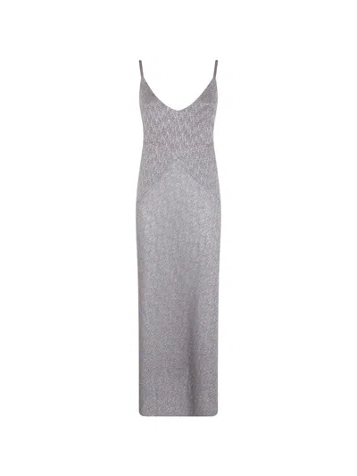 D Exterior D. Exterior Z-line Lux Pettitcoat Dress In Gray