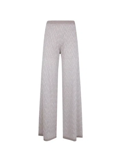D Exterior Z-line Lux Trousers In Gray