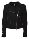 D Four Biker Jacket In Black