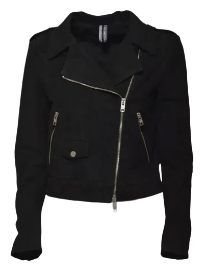D Four Biker Jacket In Black