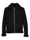D Four Suede Zip-up Jacket