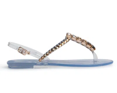 D. Lacquaniti Women's Clara Pvc Jelly Sandal In Ombré Amber In Multi