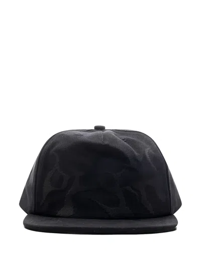 D-r-g-n Embroidered Flat-peak Cap Hat In Black